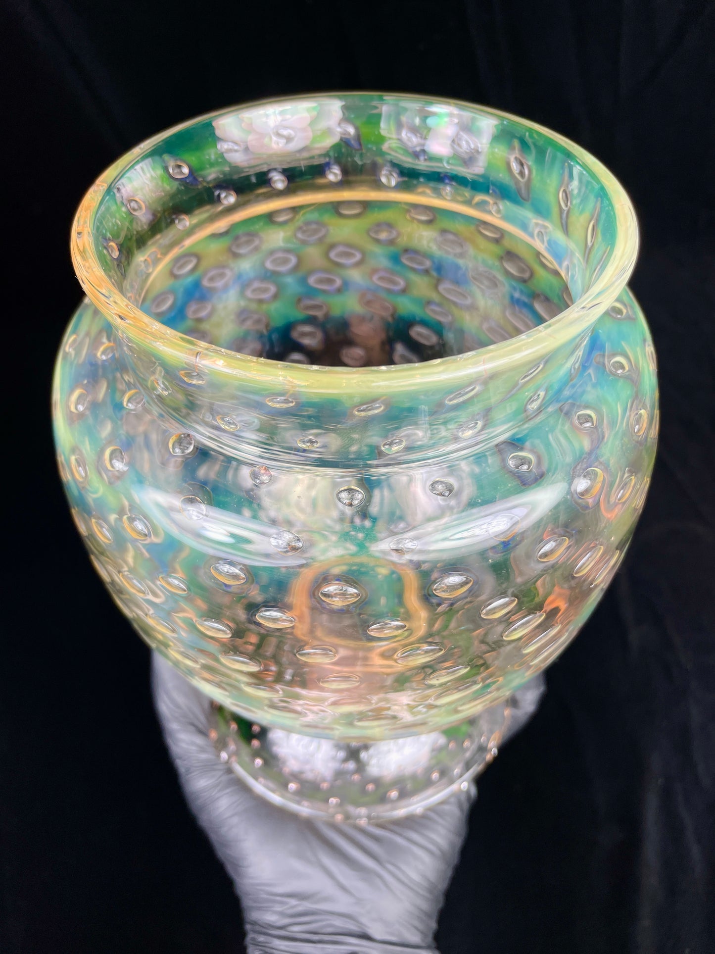 Fumed BubbleTrap Grecian Vase