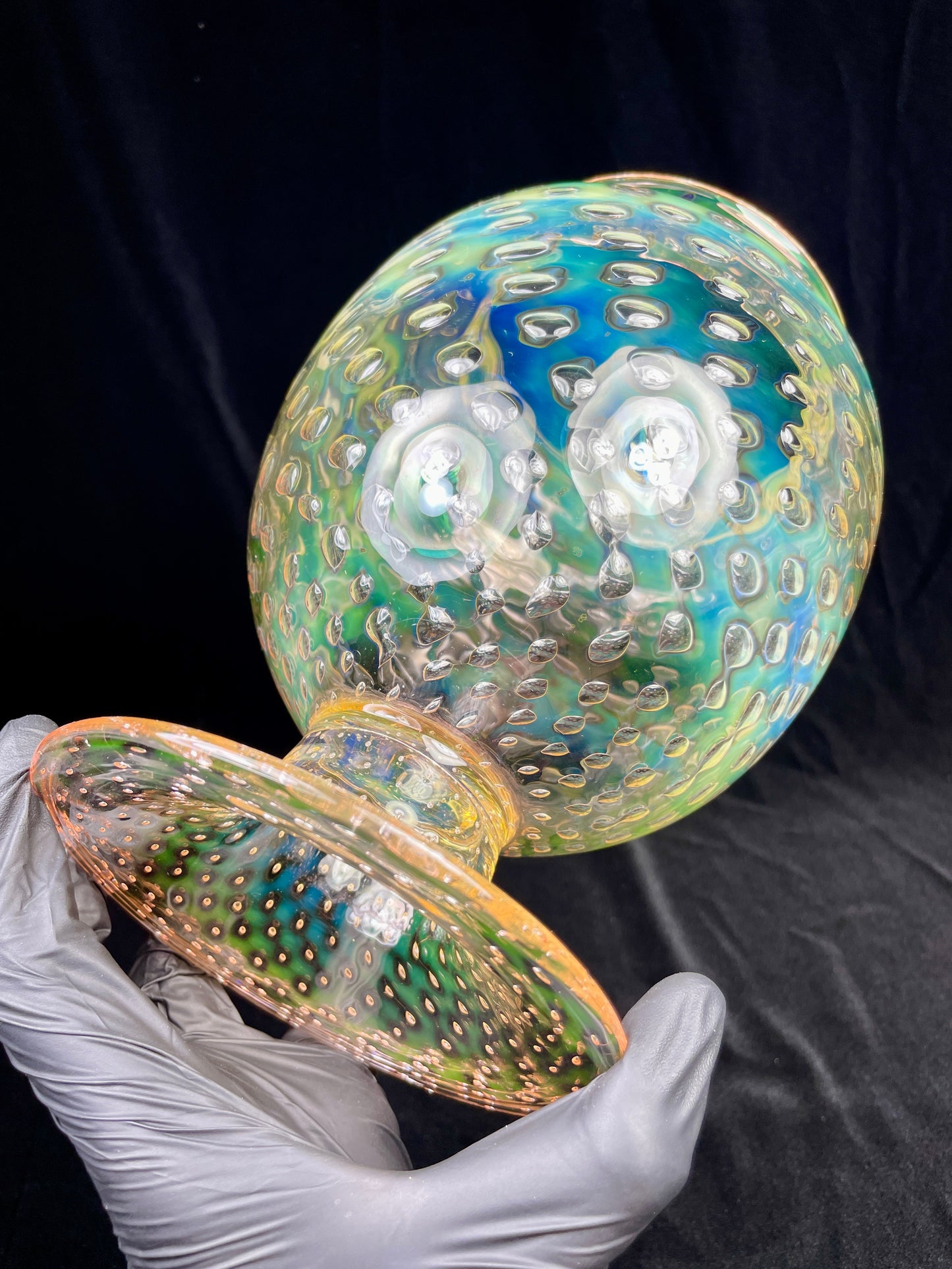 Fumed BubbleTrap Grecian Vase