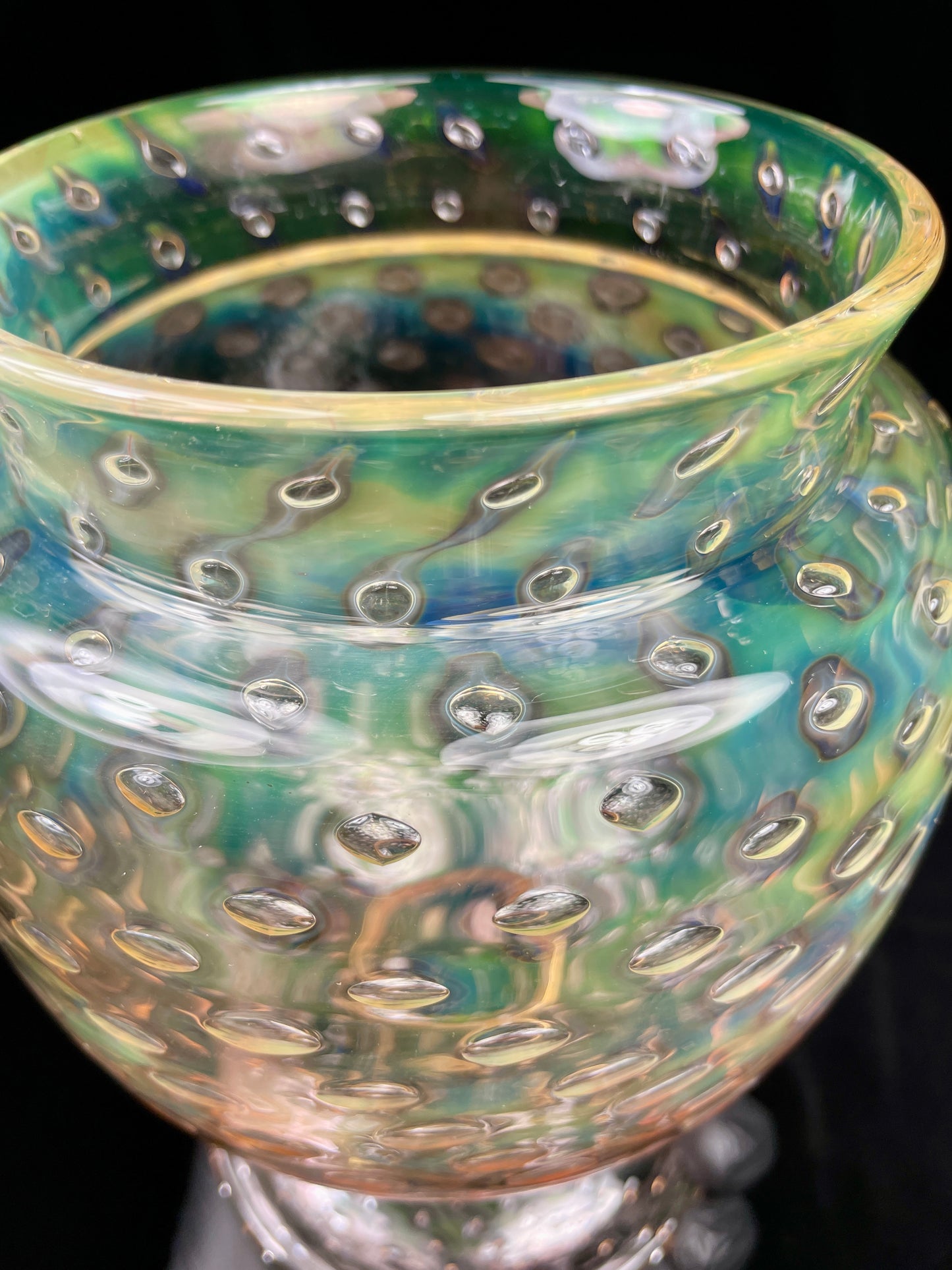 Fumed BubbleTrap Grecian Vase